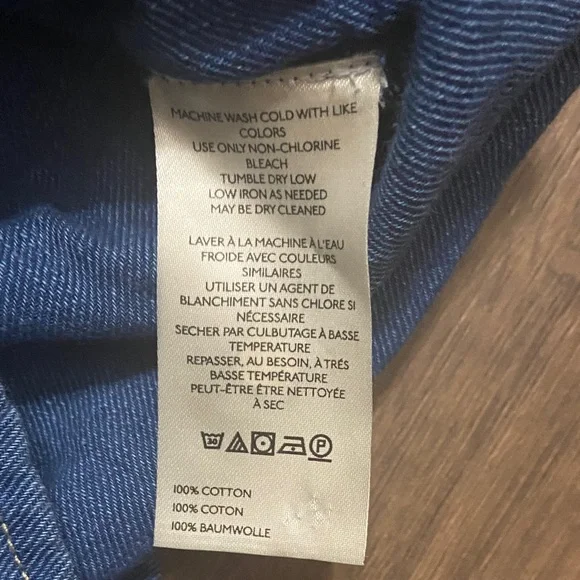 Anthropologie Denim Blue Garment - Picture 4 of 6